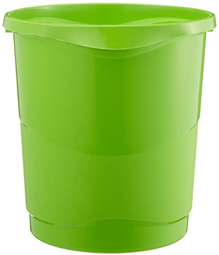 Esselte Europost Vivida Corbeille à papier en polypropylène 14 L Vert
