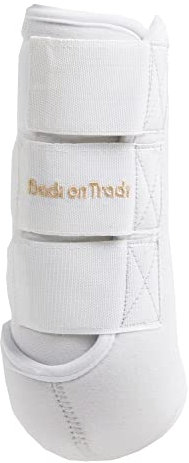 Back on Track Therapeutische Pferdegamaschen für Hinterbeine, Weiß, Größe S