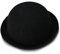 Fenical Frauen Wollfilz Mädchen Rollup-Krempe Wolle Dome Hut Bowler Winter Fedora Cap Cloche Cap(Black)