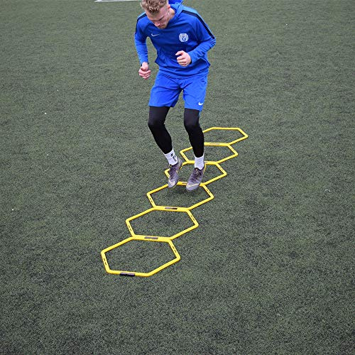 Cawila Lot de 6 échelles de coordination Hexa-Hoops - Vert