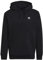 adidas Mens Essential Hoody Hooded Sweatshirt, Black, M