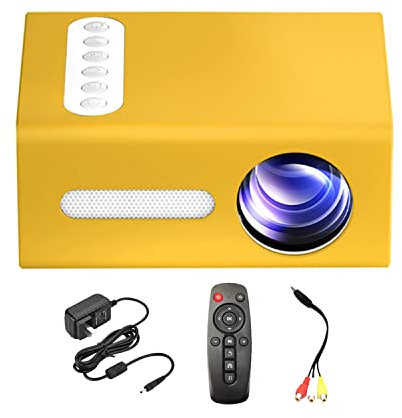 BIGFOX Mini Proiettore Supporta 1080P Full HD, Proiettore Portatile, projector Compatibile con Chiavetta TV USB HDMI TF AV, Videoproiettore per Home Cinema & Film All'aperto proyector infantil