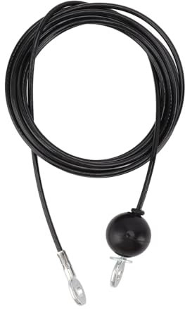 Odorkle Fitness Pulley Cable, Heavy Duty Steel Wire Pulldown Cable Fitness Exercise Attachment for Home Gym Equipment Replacement (4m / 13.1ft), Odorkleuizxo4yhf0-11