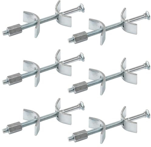 Arbeitsplattenverbinder, 100Millimeter Möbelverbinder, Plattenverbinder, Tischplattenverbinder, Verbindungsbeschläge, Massivholzverbinder, 6 Stück