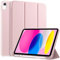 EspZanthic Custodia Cover Compatibile con iPad 11a Generazione (A16) 11 Pollici (2025) / iPad 10a Generazione 10.9 Pollici (2022) Ultra Sottile Retro Cover con Portapenne, Rosa