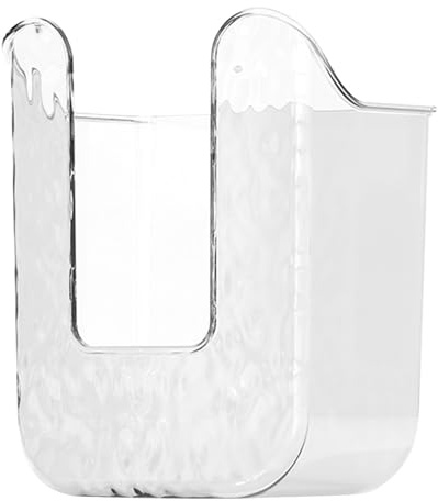 Kitchen Wipes Storage Box - Wall Mounted Refillable Reusable, Clear Wall Hanging Tissue Wipe, No Punching Wet Wipe Container | Transparent Durable Holder With Lid For Bathroom, Kitchen, N