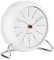 Arne Jacobsen Tischuhr Ø11 cm Bankers Originaldesign Kreative Details, weiss, Weiß