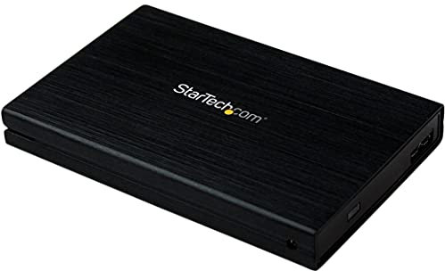 StarTech.com Enclosure per Unità Disco da 2,5, Supporta UASP, SATA 6Gbps, Case per Unità Disco Esterno USB 3.0, Alloggiamento/Box Esterno per SSD/HDD , S2510BMU33