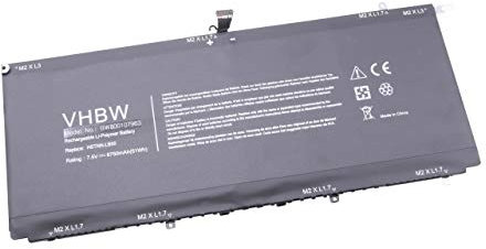 vhbw Batería Recargable Compatible con HP Spectre 13-3000EE Ultrabook, 13-3000 Ultrabook Notebook (6750 mAh, 7,5 V, polímero de Litio)