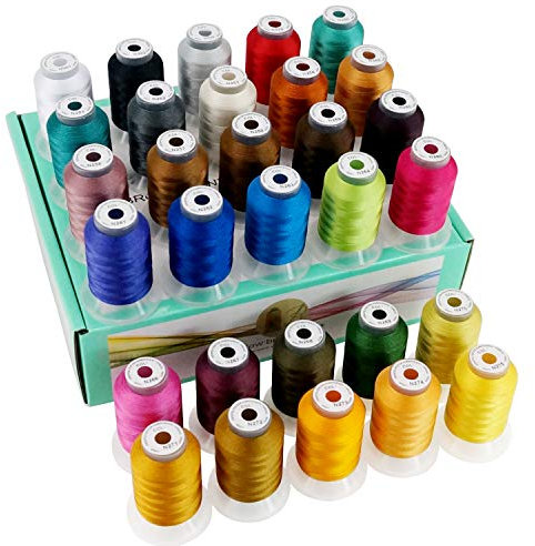 New brothread 30 Neue Janome Farben Polyester Maschinen Stickgarn 500M (550Y) - Sortiment 3