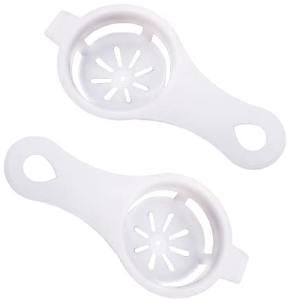 Separatore Albume d'uovo, 2 Pezzi Separatore Uova Professionale, Separatore di Uova Tuorlo d'uovo, per Utensili da Cucina, Kitchen Gadget Cooking