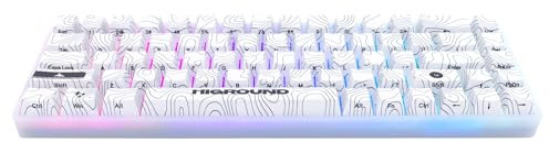 Higround SNOWSTONE Base 65 Hotswap Gaming-Tastatur - ANSI [White Flame], HG68B-BCWWFHS