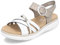 Remonte Damen Riemchensandalen D2K55, Frauen Sandalen,lose Einlage,offene Schuhe,Strandschuhe,Sandaletten,Sommersandalen,bequem,metallic (90),38 EU