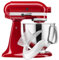HOMGEN Ausgießerschutz für KitchenAid 4,5 und 5 Quart Standmixer mit kippbarem Kopf Klarer Spritzschutz Perfekt für Kitchenaid-Edelstahlschüssel Schale aus Glas und Keramik spülmaschinenfest mit Griff