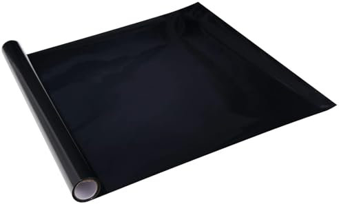 MZPOZB Juwel Rückwand Schwarzer Aquarium-Hintergrund, statisch haftend, kein Klebeband erforderlich, Hintergrundaufkleber, stark, reißfest(30 Times 200cm)