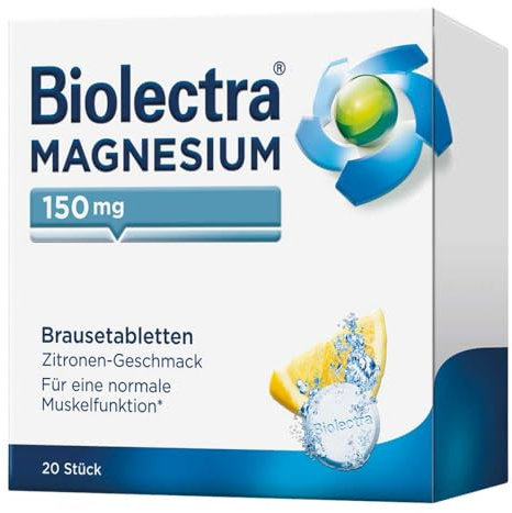 BIOLECTRA Magnesium Brausetabletten 20 St
