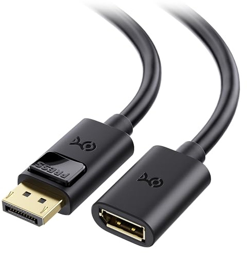 Cable Matters DisplayPort to DisplayPort Extension Cable - 3ft, Supports 8K 60Hz, 4K 240Hz DP Extension Cable 1.4, DP Male to Female
