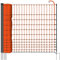 VOSS.farming Geflügelnetz 112cm Classic 50m, Hühnernetz Hühnerzaun Geflügelzaun, 16 Pfähle 2 Spitzen, Orange