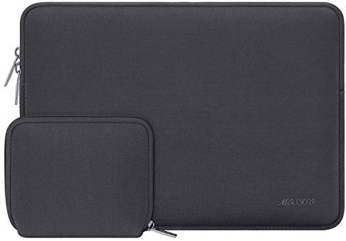 MOSISO Laptop Hülle Tasche Kompatibel mit MacBook Air 13 Zoll M3 A3113 M2 A2681 M1 A2337 A2179 A1932/Pro 13 M2 M1 A2338 A2251 A2289 A2159 A1989 A1708,Neopren Sleeve mit Klein Fall,Space Grau