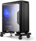 PC Ständer für PC-Tower, Computer Desktop Ständer, Universal verstellbare CPU Ständer mit Rollen - (Schwarz)