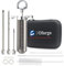 Ofargo 304 Stainless Steel Meat Syringe with 3 Marinade Needles and Travel Case for Barbecue, Smoking, 57 ml, Large Capacity, Instruction Manual and eBook Recipe (English Language Not Guaranteed)