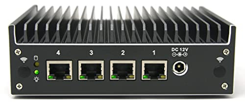 Protectli Vault Pro 4 Port VP2410, Firewall Micro Appliance/Mini PC - Intel Celeron J4125, 8GB DDR4 RAM, 120GB M.2 SSD storage, AES-NI