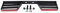 Heavy duty towstep towbar mounted double rear step van 4x4 in Black,included bolts