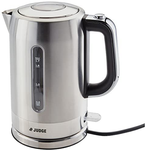 Judge JEA95 Stainless Steel Kettle, 1.7L Jug Capacity, 3000W, in Gift Box – 2 Year Guarantee