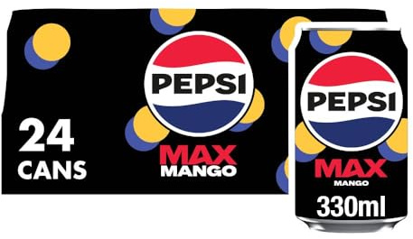 Pepsi Max Mango, 330ml (Pack of 24)
