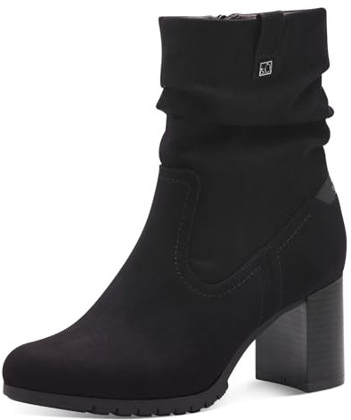 s.Oliver Damen Stiefel mit Absatz Elegant mit Blockabsatz, Schwarz (Black), 40 EU