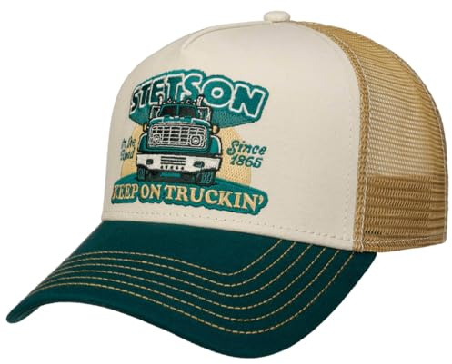 Stetson Keep On Trucking Gorra Trucker Estilo Beisbol Bordado Multicolor Hombre Primavera Verano