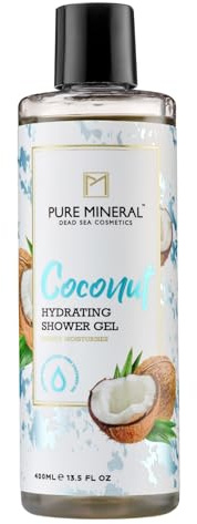 Reines Mineral - Duschgel Kokosnuss - Exotische Hydratation und Revitalisierung - Für alle Hauttypen - Ohne Silikone, Sulfate, Parabene - 400ml