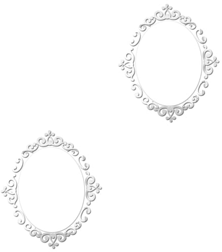 MAGICLULU 2 Piezas calcomanías de Pared de Espejo Unisexo baño sobre Espejo baldosa autoadhesiva Convexo despensa Cocina Pegatinas Pared Espejos Reflectantes Etiqueta de acrílico Bricolaje