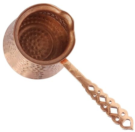 VILLCASE Caffettiera Turca Retro in Resistente al Calore per Cucine a Gas e Elettriche Caffettiera Vintage Pratica e Facile da Pulire per Uso Quotidiano