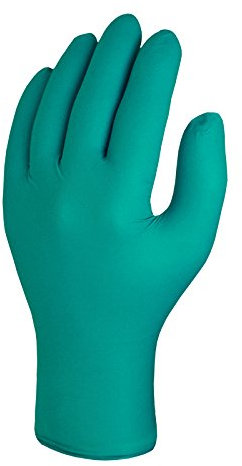 Skytec TEAL Nitrile Disposable Gloves Powder Free Latex Free High Grip, Box of 100, Size - Small