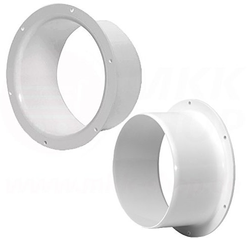 Bundkragen Ø 100 mm Wandflansch Montage Rundrohr Lüftungsrohr Anschlussflansch