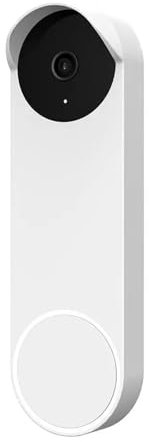 Doorbell Silicone Case, Waterproof Silicone Case, For Google Nest Doorbell Camera Doorbell UV All Weather Waterproof Night Vision Silicone Case (Color : White)