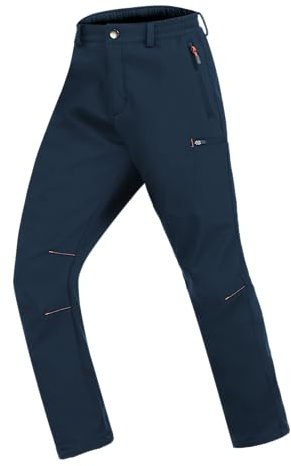 Zoofly Pantalon de Ski Enfant Hiver Thermique Travail Enfant Pantalon Imperméable Garçon Fille Randonnée Chaud Fille Polaire Softshell