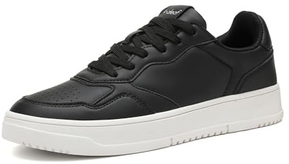 ANALEAF Men's Casual Fashion Trainers Business Lace-Up Shoes Black