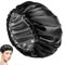 Adjustable night cap - Double Layer Enlarged Adjustable Hair Care Cap | Waterproof Bathing Shower Hat for Women, Men, and Kids, Soft Sleep Bonnet for Hair Protection, Camping, and Travel esentials