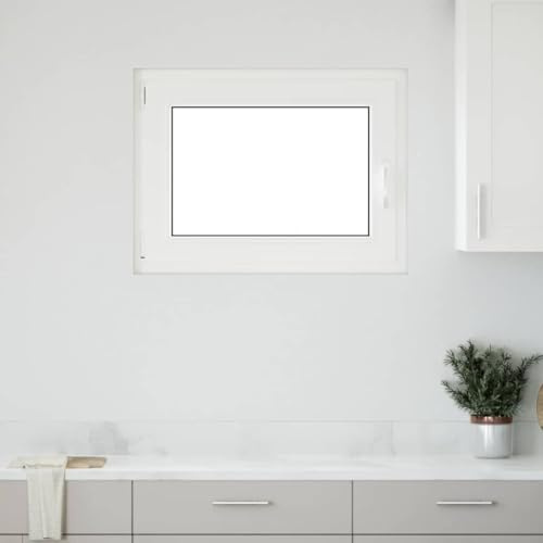 vidaXL Källarfönster RISOR 80x70 cm Tilt- och vridfönster DIN vänster vit