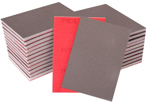 STEBRUAM 24Pcs Sanding Sponges 800 Grit Sander Block Wet Dry