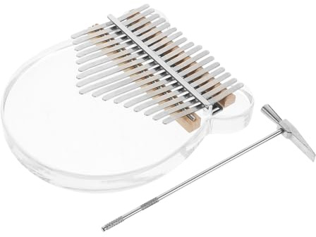 MOTHNUR Piano de Pulgar Pintado Cristal de Teclas Instrumento Musical para Principiantes para Tocar Casa o Viajar