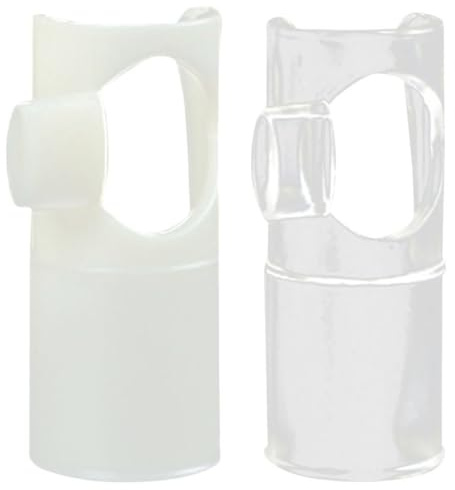 Toddmomy Flute Mouthpiece Replacement Aid Easy to Install 2pcs for Nylon Blow Aid Accessory Portable Design for E/f Tones Suitable for Flute Beginners and Professional Musicians