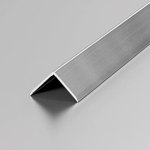 Kakelklipp, L-formad hörnremsa, aluminiumtröskelremsor, övergångsremsor, hörnskydd, golvkanter fogning – 100 cm