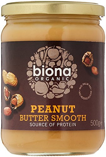 Biona Organic Peanut Butter Smooth No Salt, 500g
