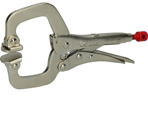 KS Tools 115.1073 - Grip de soldadura, enclavable, con mordazas de sujeción móviles (L = 170 mm)