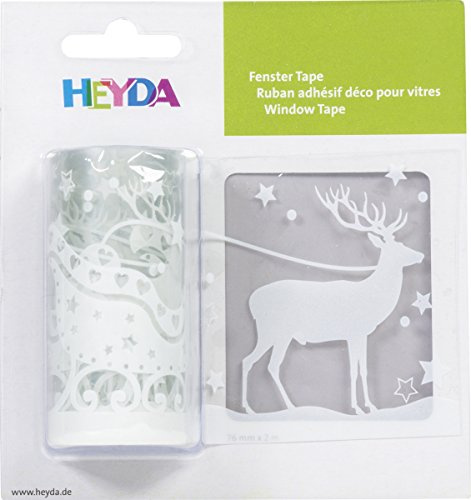 Baier & Schneider Heyda Fenster Tape Schlitten 2m lang selbstklebend rückstandslos