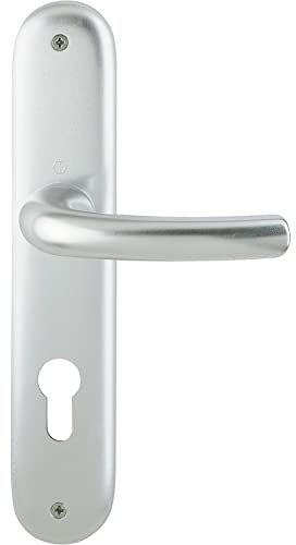 Hoppe Tokyo Aluminium Langschildgarnitur F1 Natur 1710/273P, PZ Profilzylinder