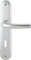 Hoppe Tokyo Aluminium Langschildgarnitur F1 Natur 1710/273P, PZ Profilzylinder